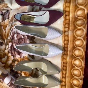 3 Pair of MK heels